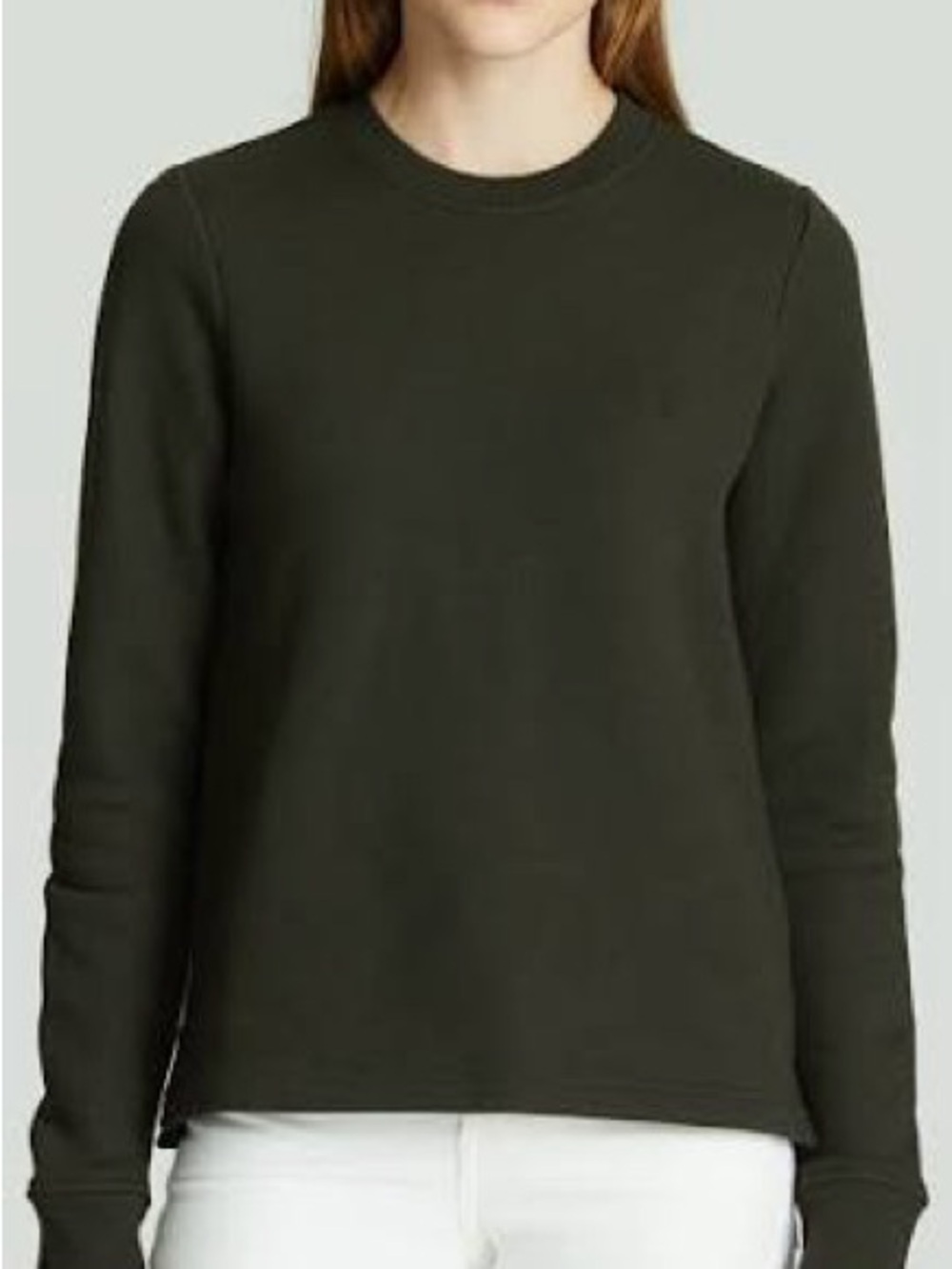 Aether | Foundation Pullover  in Forest Night Green